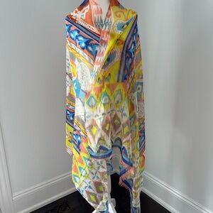 Multi colored wrap, sarong, scarf etc